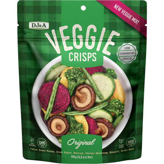 DJ&A Veggie Crisps Original - Box of 9