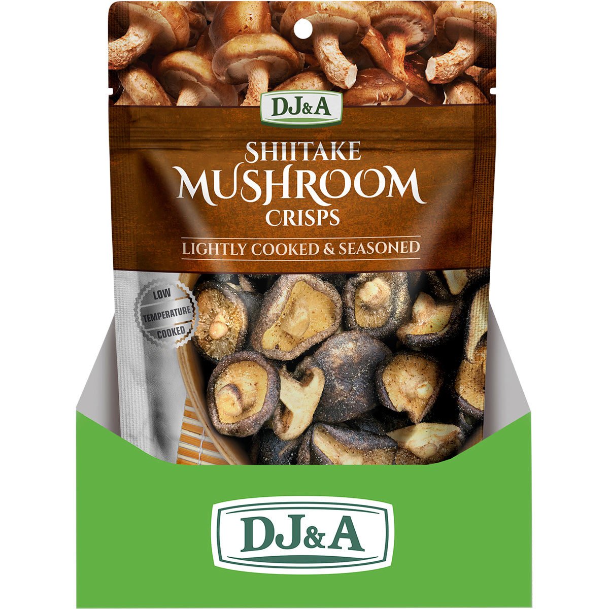 DJ&A Shiitake Mushroom Crisps 12 x 30g