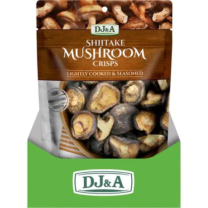 DJ&A Shiitake Mushroom Crisps 9 x 65g