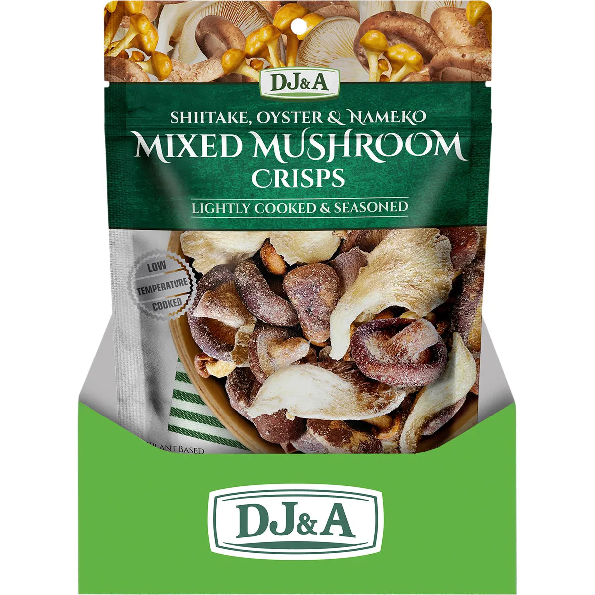 DJ&A Mixed Mushroom Crisps 9 x 65g