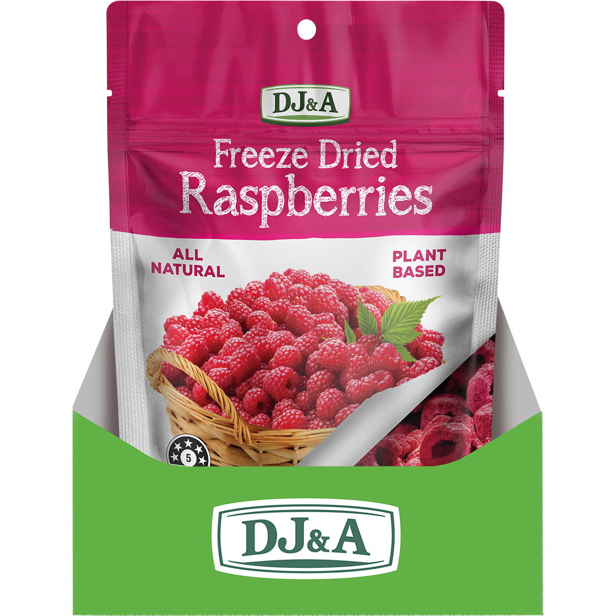 DJ&A Freeze Dried Strawberries & Apple 10 x 20g
