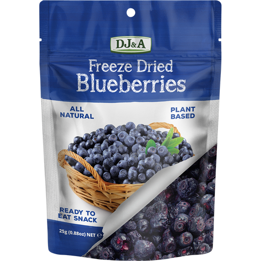 DJ&A Freeze Dried Blueberries - Box of 10