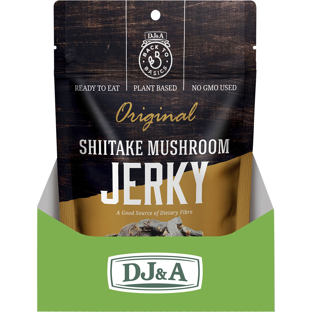 DJ&A Shiitake Mushroom Jerky Original 12 x 60g