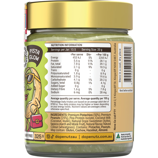 Dope Nutz Peanut Butter Pistachio Delight