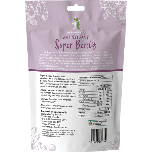 Dr Superfoods Dried Antioxidant Super Berries