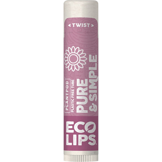 ECO LIPS Lip Balm Display Pure & Simple Raspberry 24 x 4.25g