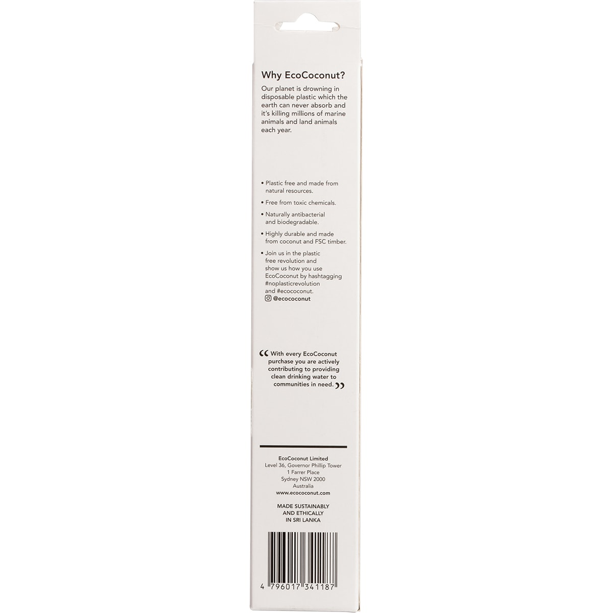 ECOCOCONUT Dish Brush x 1