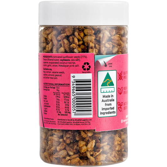 Pimp My Salad Spiced Activated Sunflower Seeds - Box of 5