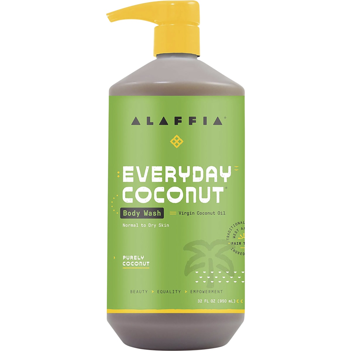 ALAFFIA Everyday Coconut Body Wash Purely Coconut 1 x 950ml