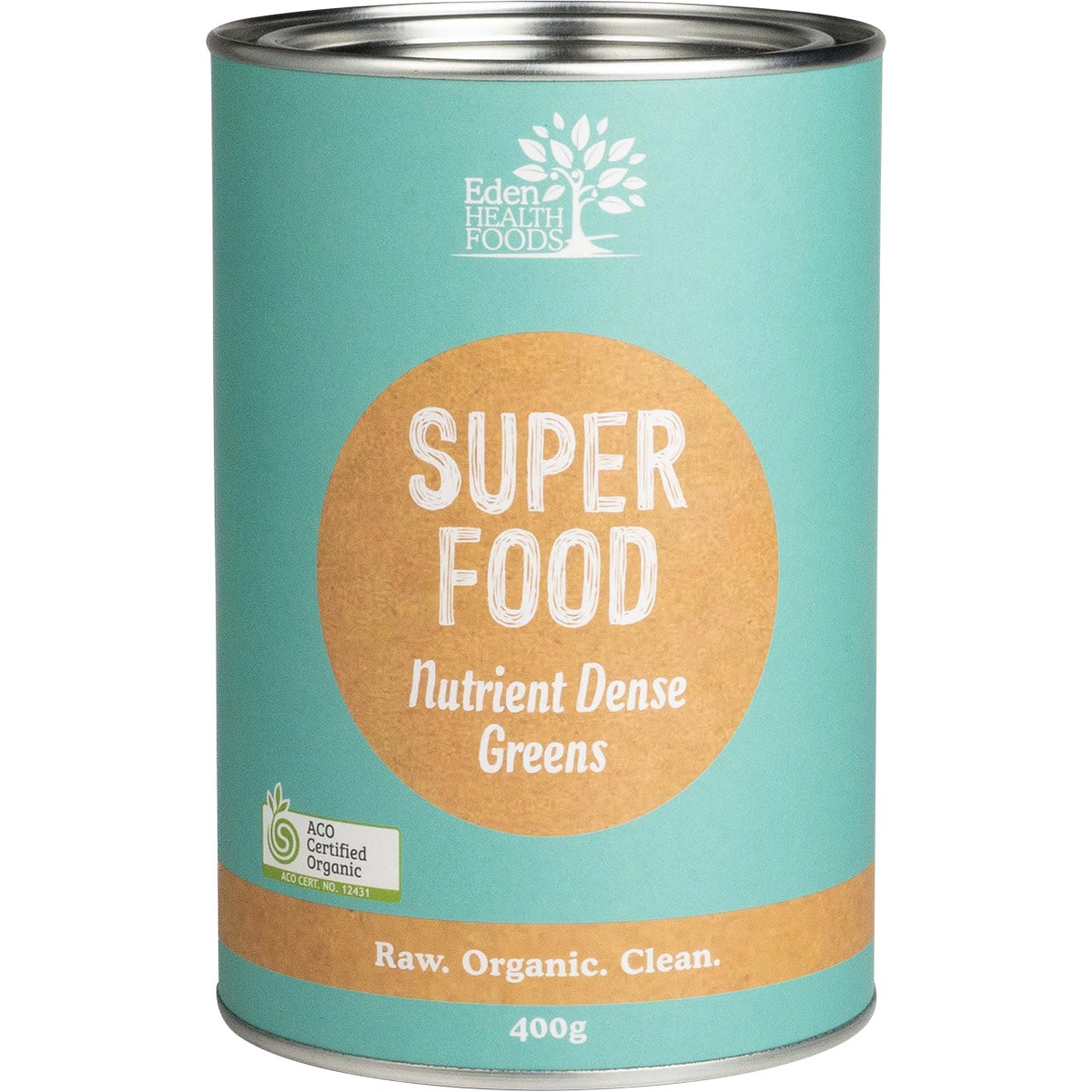 EDEN HEALTHFOODS Superfood Certified Organic Greens Powder 1 x 400g