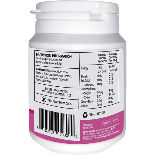 EPIC Xylitol Chewing Gum Bubblegum x 50pcs