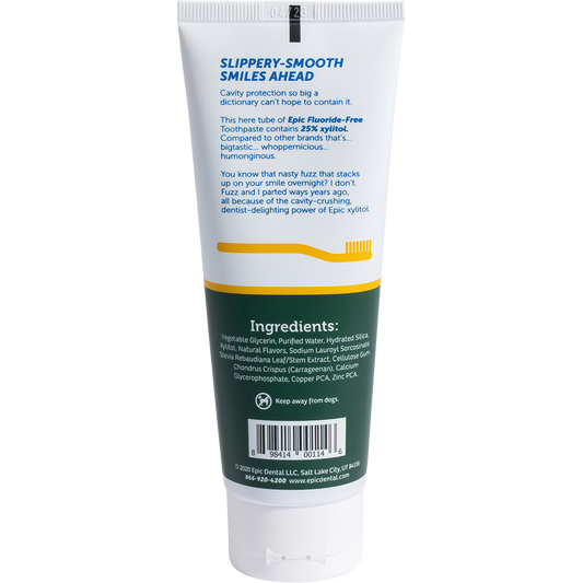 Epic Toothpaste Spearmint Fluoride Free