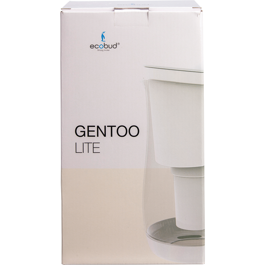 Ecobud Gentoo Plastic Water Filter Jug White