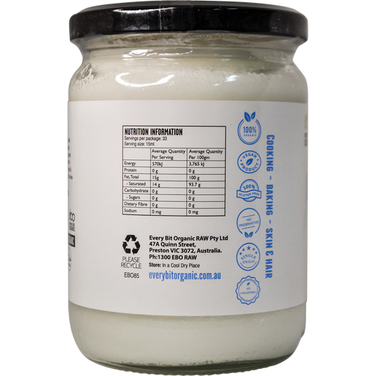 Every Bit Organic Coconut Oil Refined & Deodorised