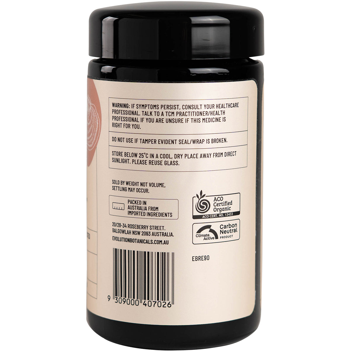 EVOLUTION BOTANICALS Organic Reishi 1 x 90g