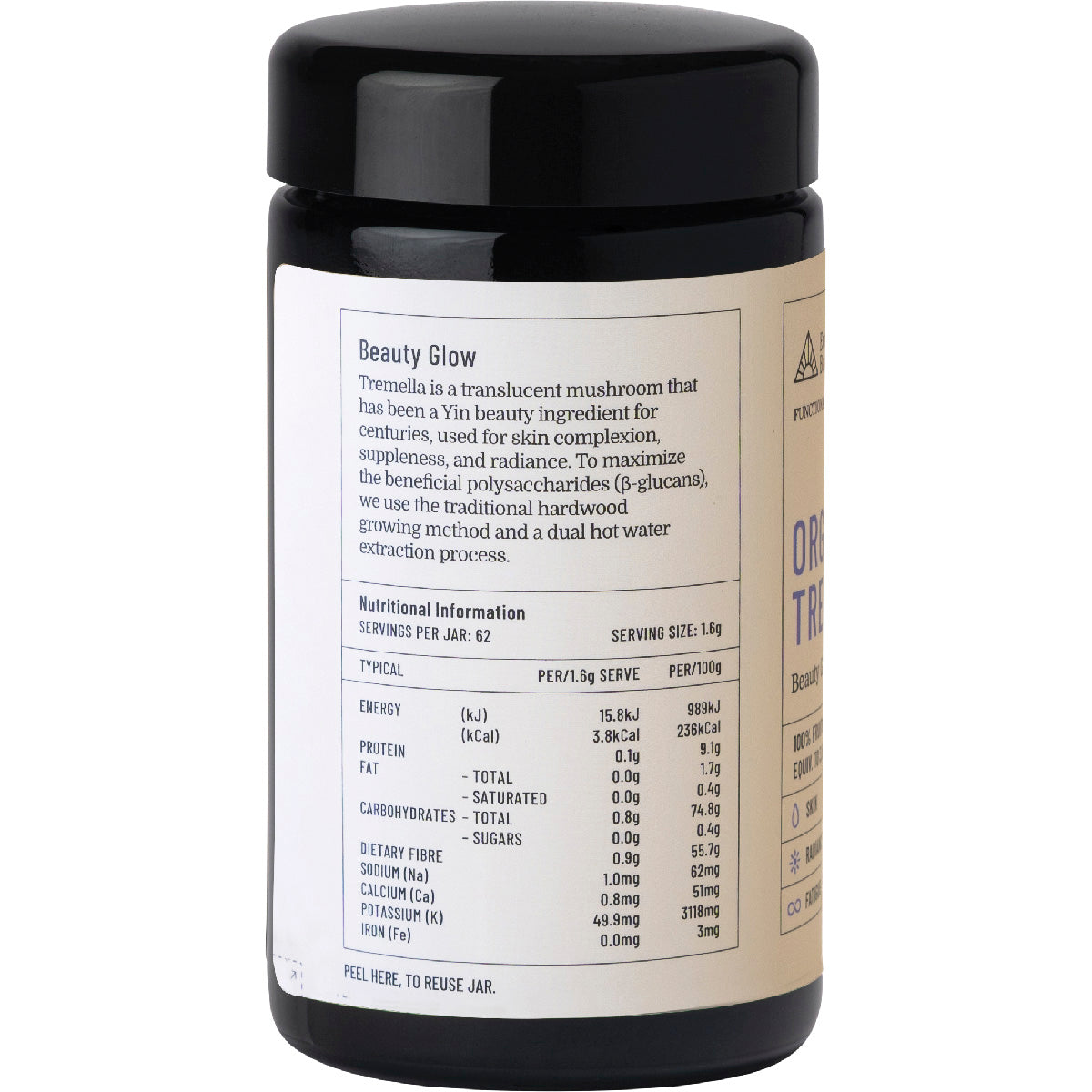 EVOLUTION BOTANICALS Organic Tremella Beauty Glow 1 x 100g