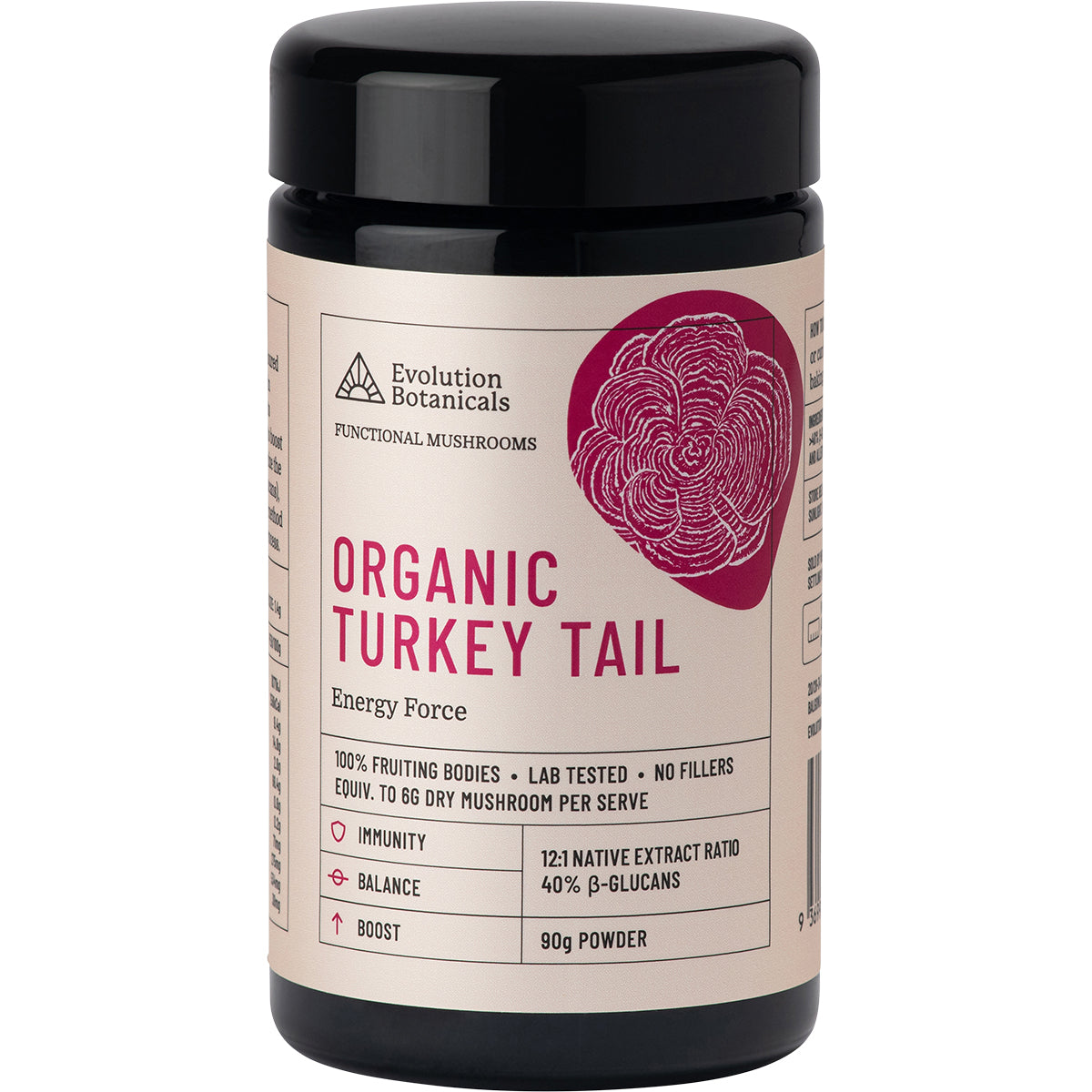 EVOLUTION BOTANICALS Organic Turkey Tail Energy Force 1 x 90g