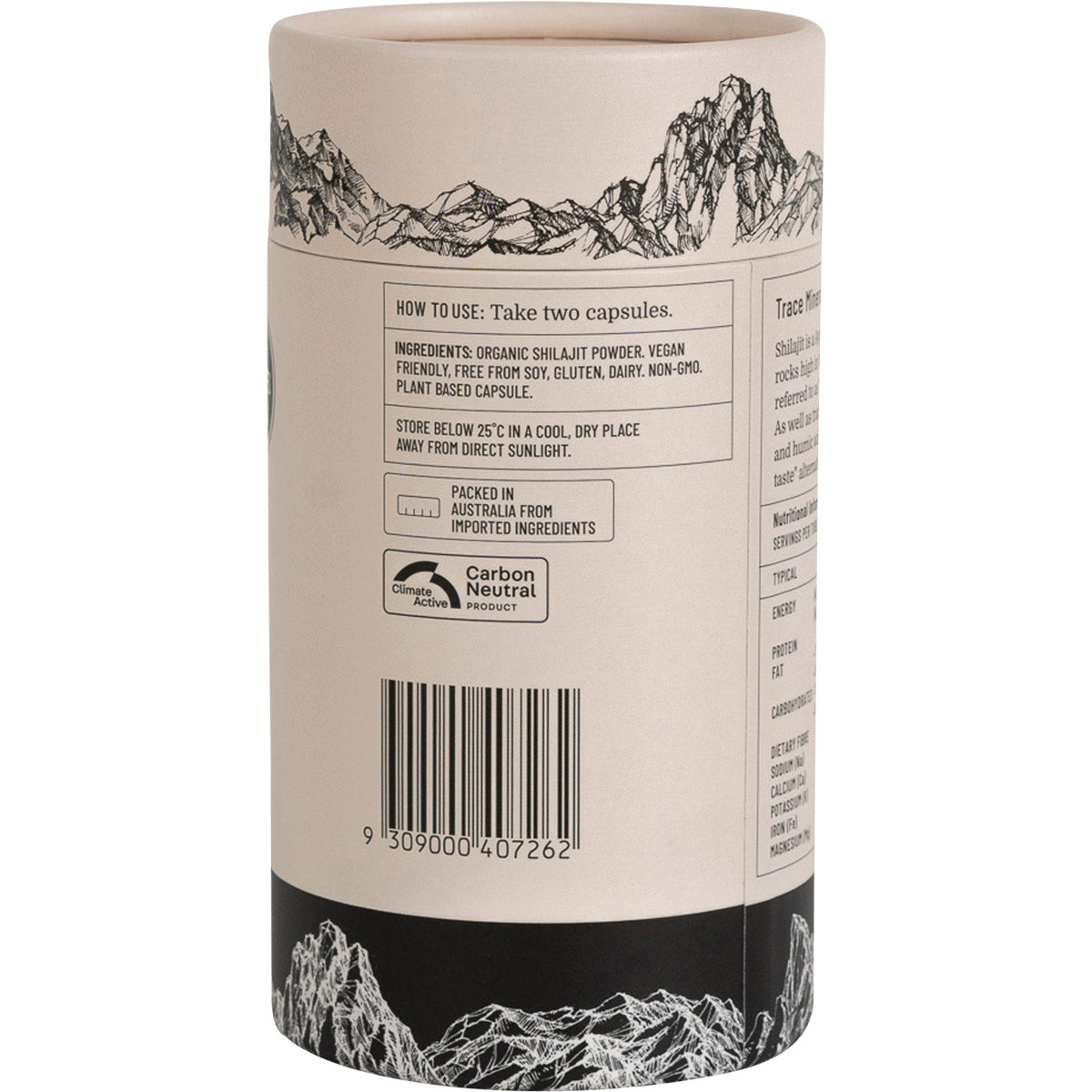 EVOLUTION BOTANICALS Himalayan Shilajit Trace Mineral Complex 1 x 120 Caps