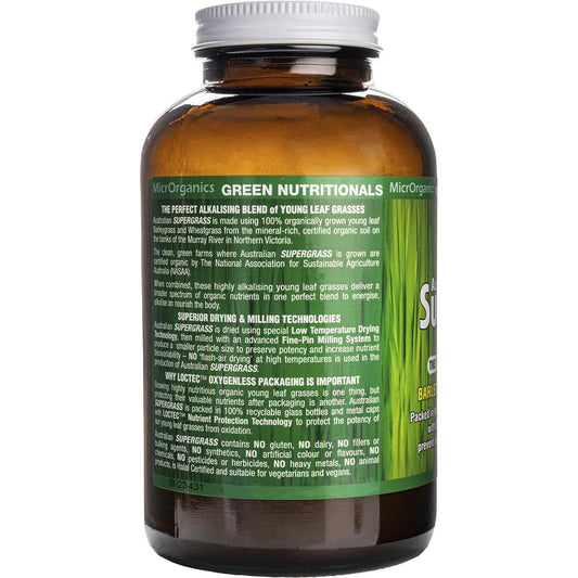 GREEN NUTRITIONALS Organic Supergrass Powder 1 x 200g