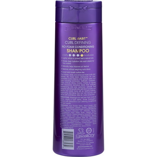 Giovanni No-Foam Conditioning Shampoo Curl Habit Curl Defining