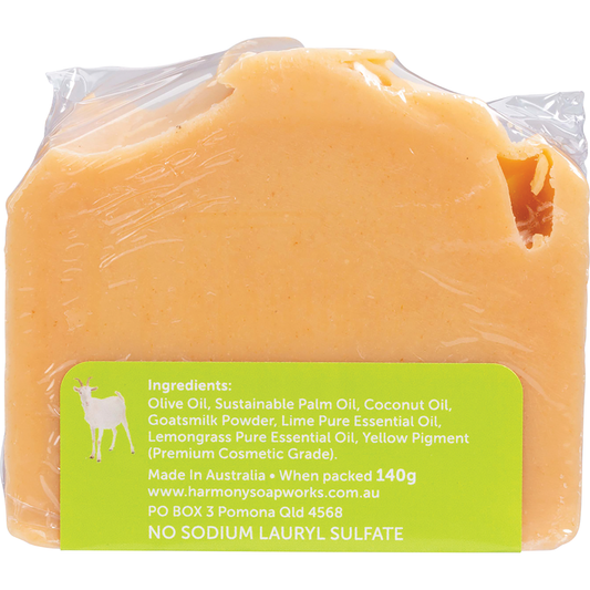 Harmony Soapworks Goat's Milk Soap Lime & Lemongrass