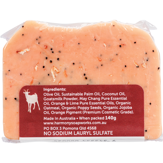 Harmony Soapworks Goat's Milk Soap May Chang Exfoliation