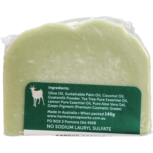 Harmony Soapworks Goat's Milk Soap Tea Tree & Lemon