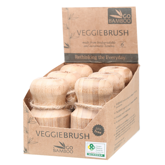 Go Bamboo Veggie Brush 100% Biodegradable