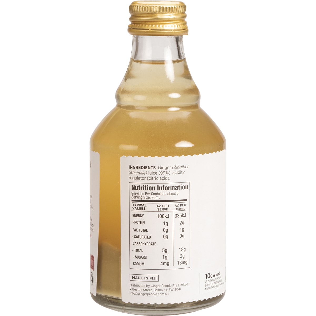 THE GINGER PEOPLE Ginger Juice 99% x 6