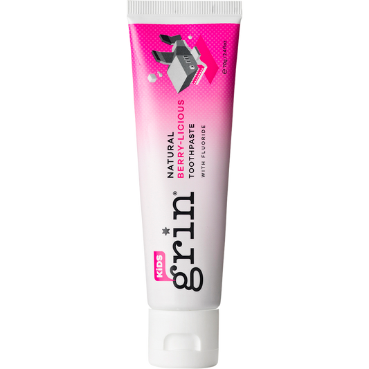 Grin Toothpaste Kids Berry-Licious with Fluoride