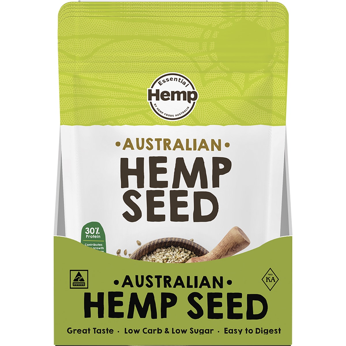HEMP FOODS AUSTRALIA Australian Hemp Seeds Hulled 8 x 200g