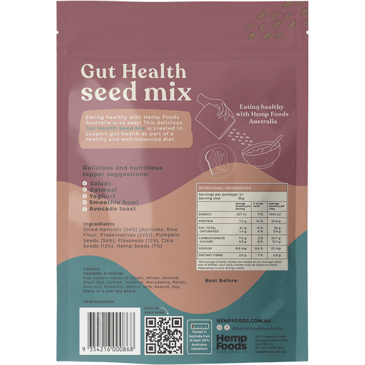 Hemp Foods Australia Gut Health Seed Mix - Box of 5