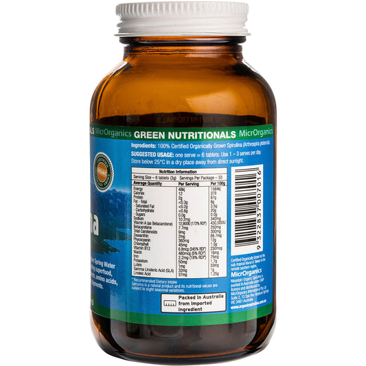 GREEN NUTRITIONALS Hawaiian Pacifica Spirulina Powder 1 x 225g