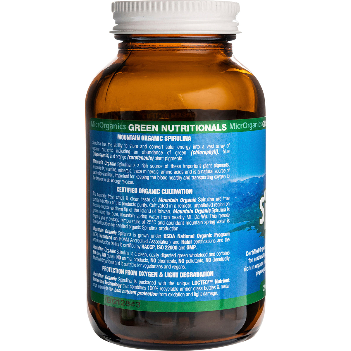 GREEN NUTRITIONALS Hawaiian Pacifica Spirulina Powder 1 x 450g