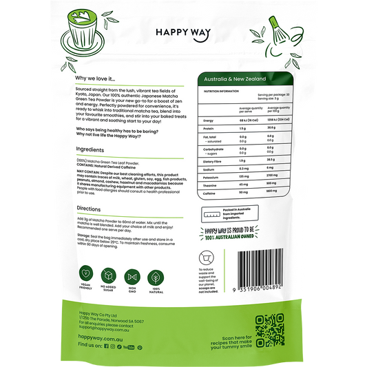 Happy Way Matcha Green Tea Powder