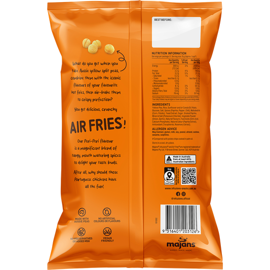 Infuzions Air Fries Peri-Peri - Box of 10