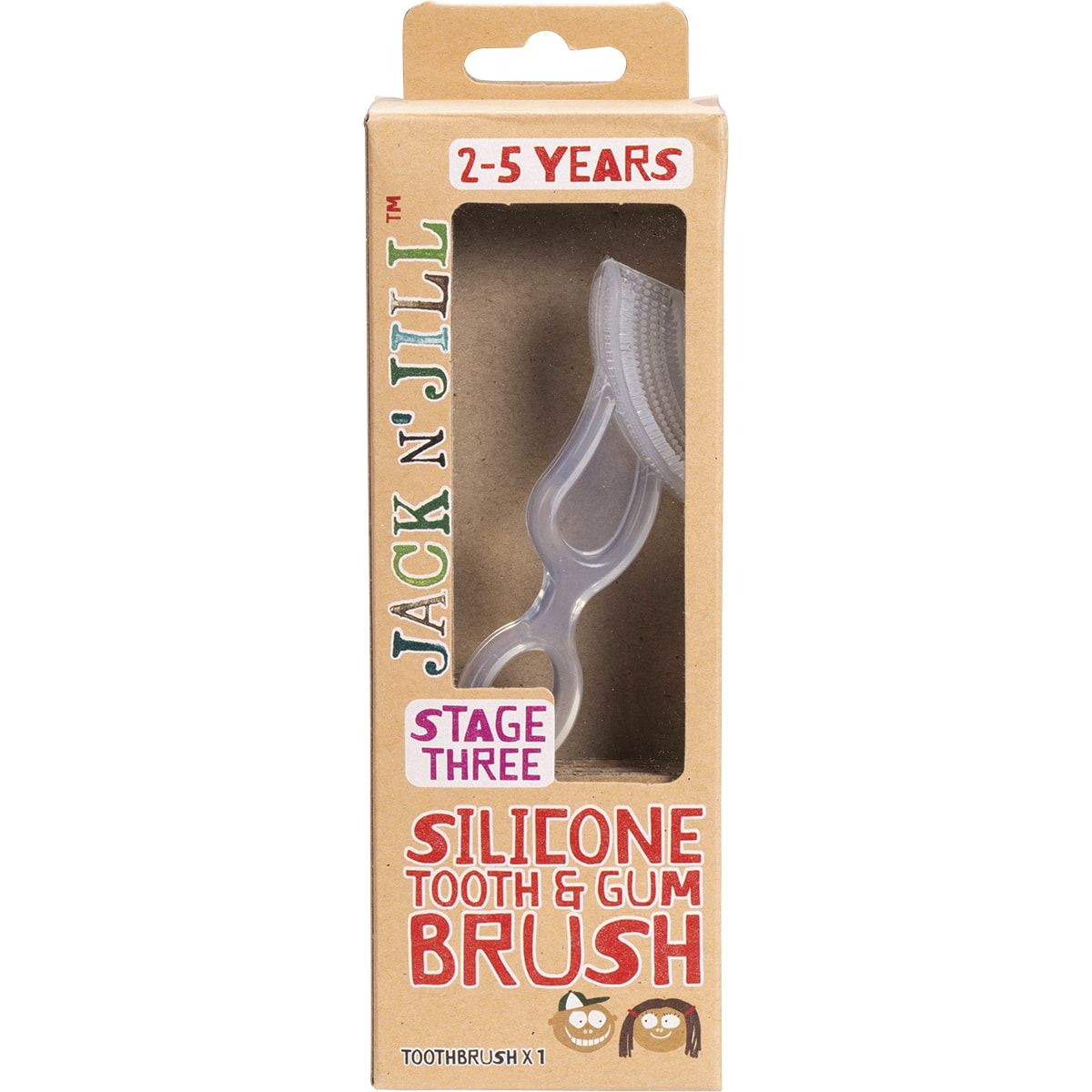 JACK N' JILL Silicone Tooth & Gum Brush x 8