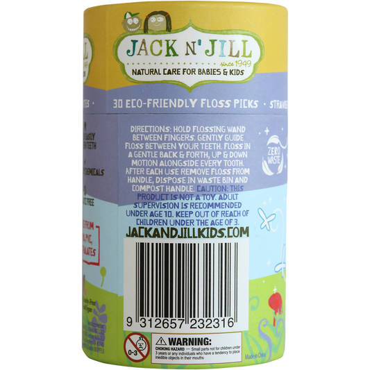 Jack N' Jill Fairy Floss Picks Strawberry - Box of 8