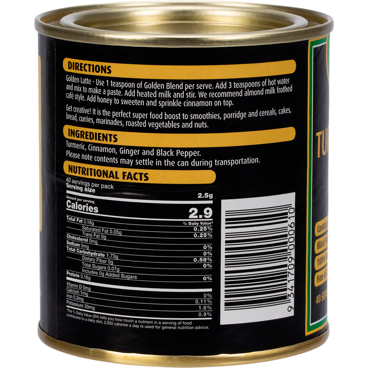 KINTRA FOODS Turmeric Golden Blend 1 x 100g