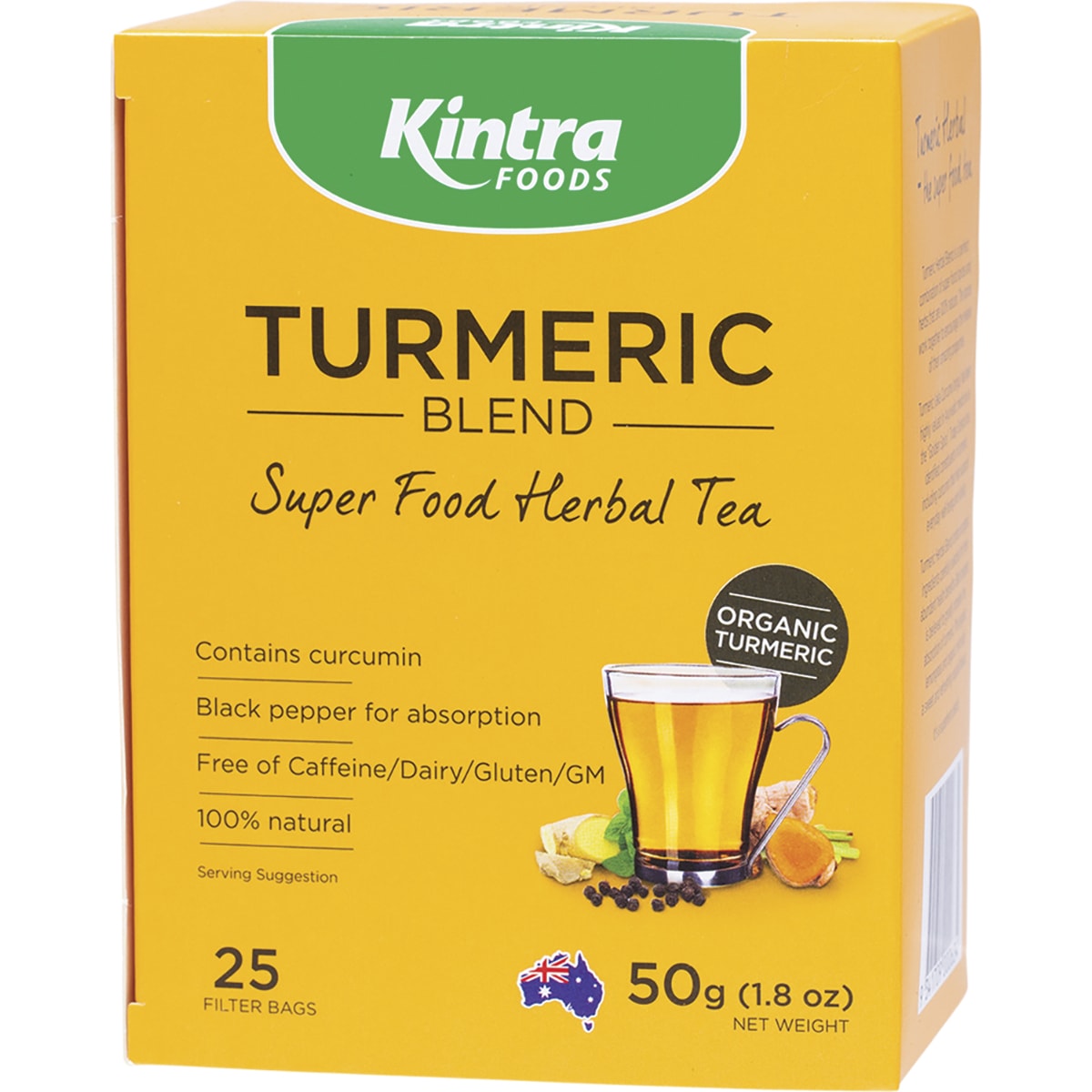 KINTRA FOODS Turmeric Golden Blend 1 x 25pk