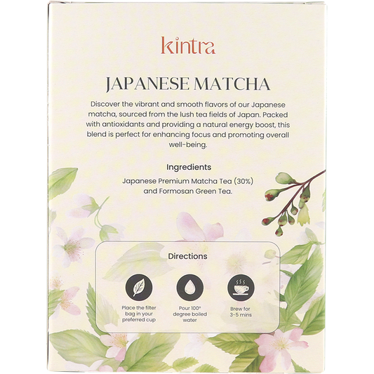 Kintra Blends Japanese Matcha Tea Bags