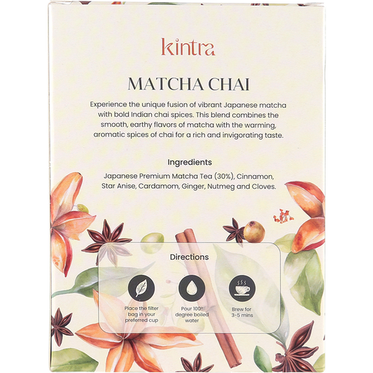 Kintra Blends Matcha Chai Tea Blend Tea Bags