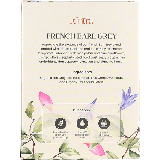 Kintra Blends Herbal Tea Bags French Earl Grey