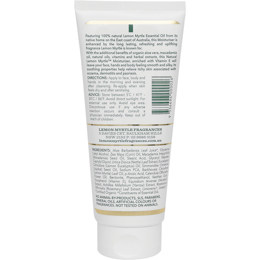 Lemon Myrtle Fragrances Moisturiser