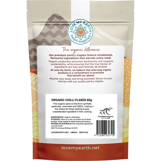 Love My Earth Organic Chilli Flakes