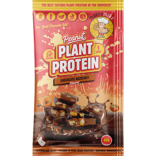 MACRO MIKE Peanut Plant Protein Sample Pack 8 x 40g