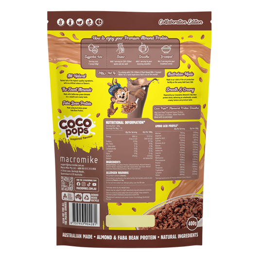 MACRO MIKE x Kellogg's Premium Almond Protein Coco Pops Inspired