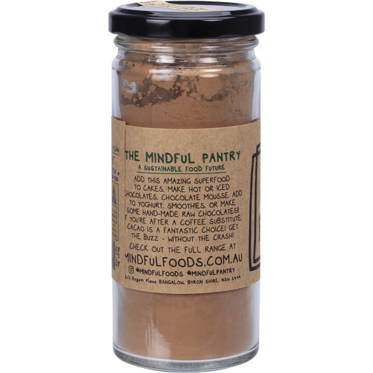 MINDFUL FOODS Cacao Powder Raw Organic 1 x 100g