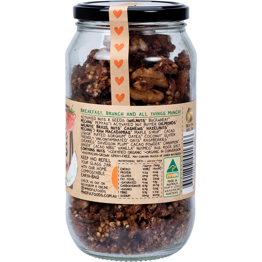 Mindful Foods Chocolate Clusters Davidson Plum Organic & Activated