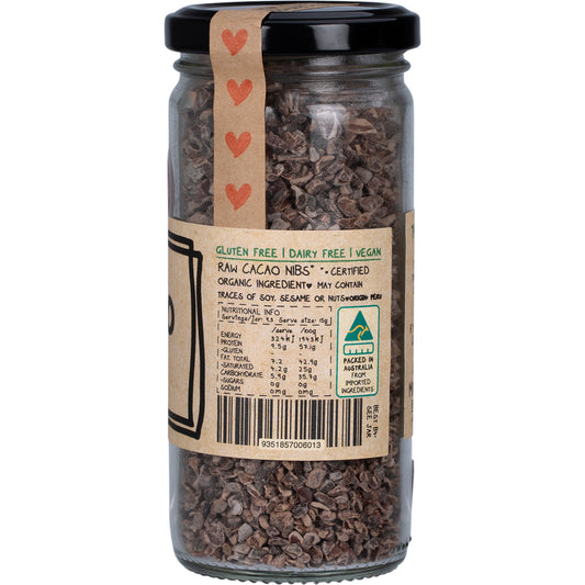 MINDFUL FOODS Cacao Nibs Raw Organic 1 x 120g